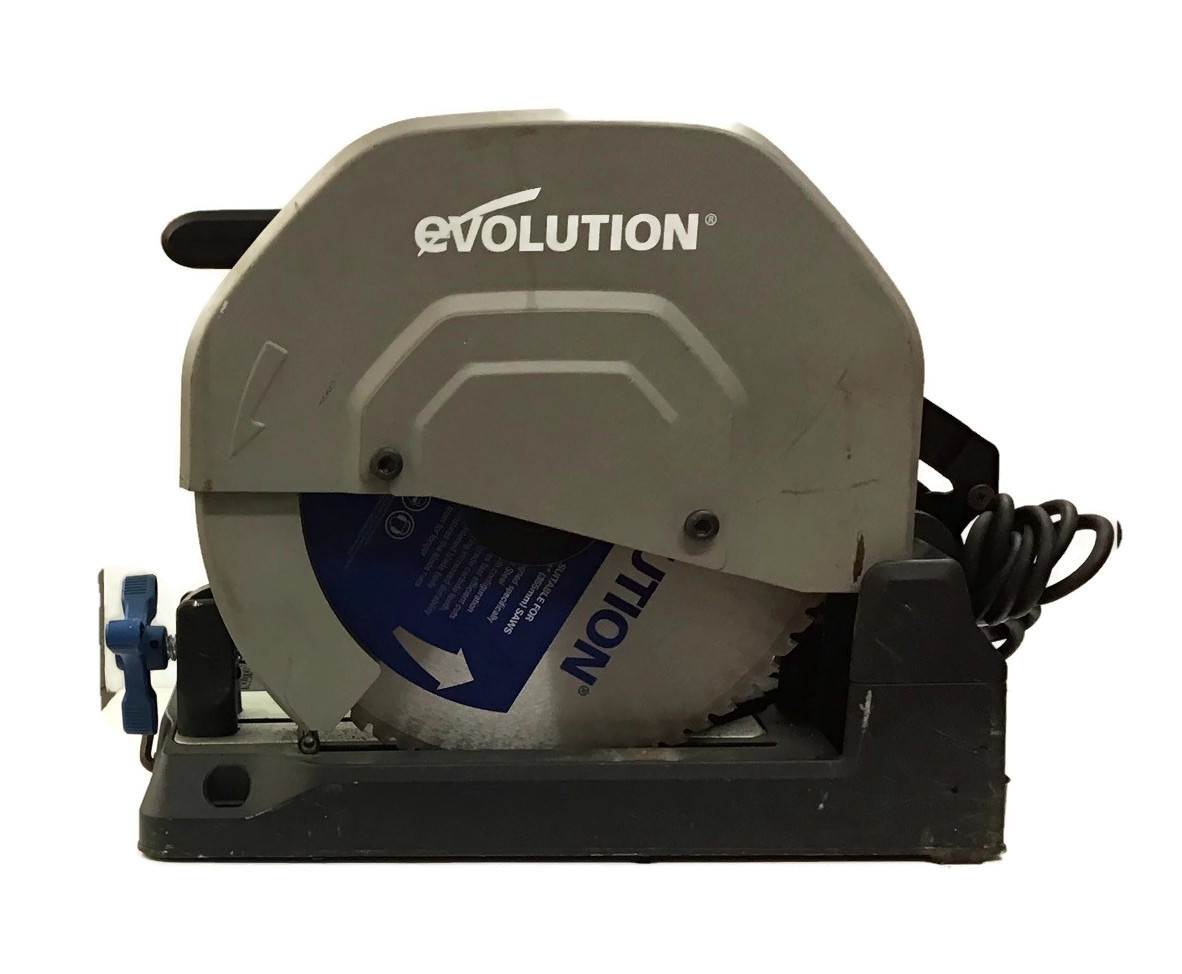Evolution EVOSAW380 Metal Cutting Chop Saw With 14 In. Mild Steel