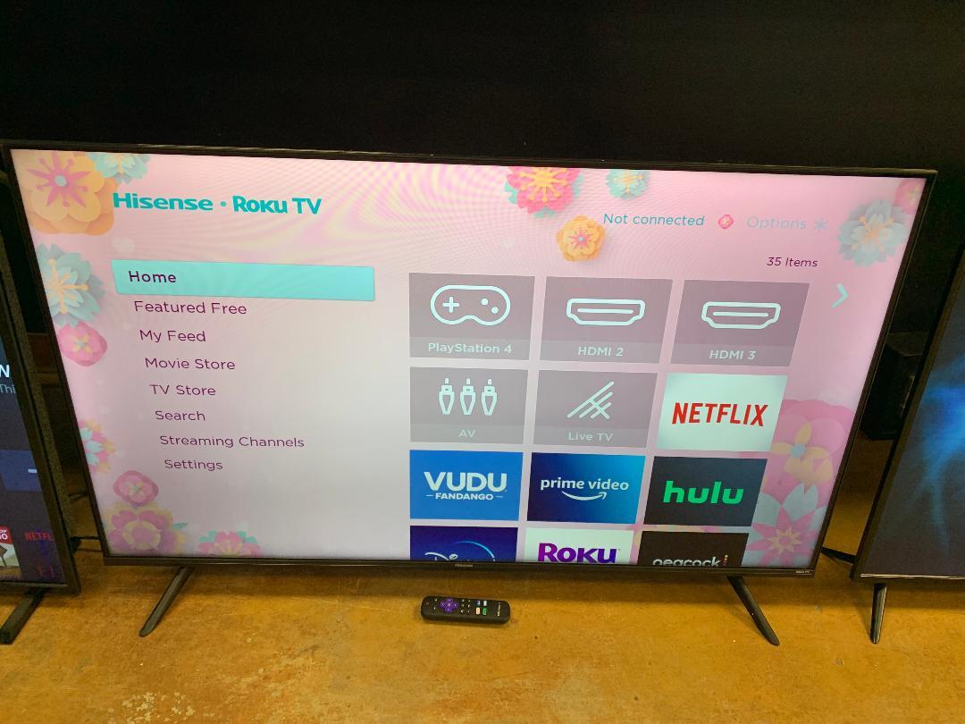 50" HISENSE 50R6E3 4K Roku Smart LED TV USA Pawn