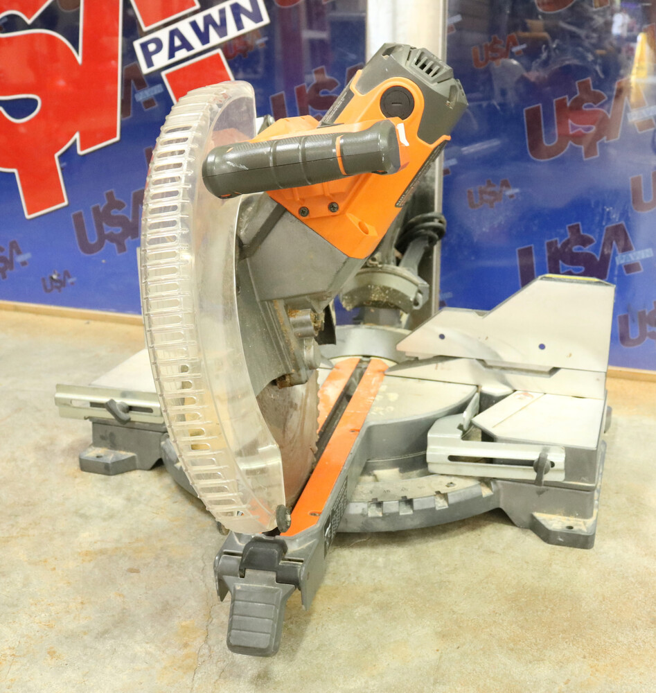 Ridgid R4221 12 Double Bevel Sliding Compound Miter Saw Usa Pawn 5305