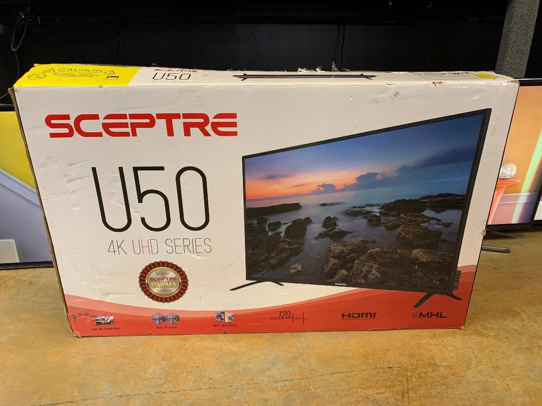 50" SCEPTRE H50 4K LED TV Non Smart USA Pawn