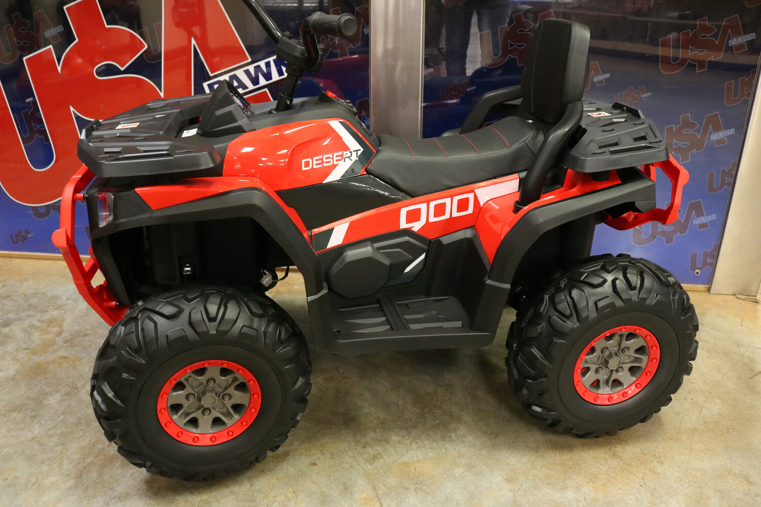 New!! Kid's Motorized 4 Wheeler Red USA Pawn