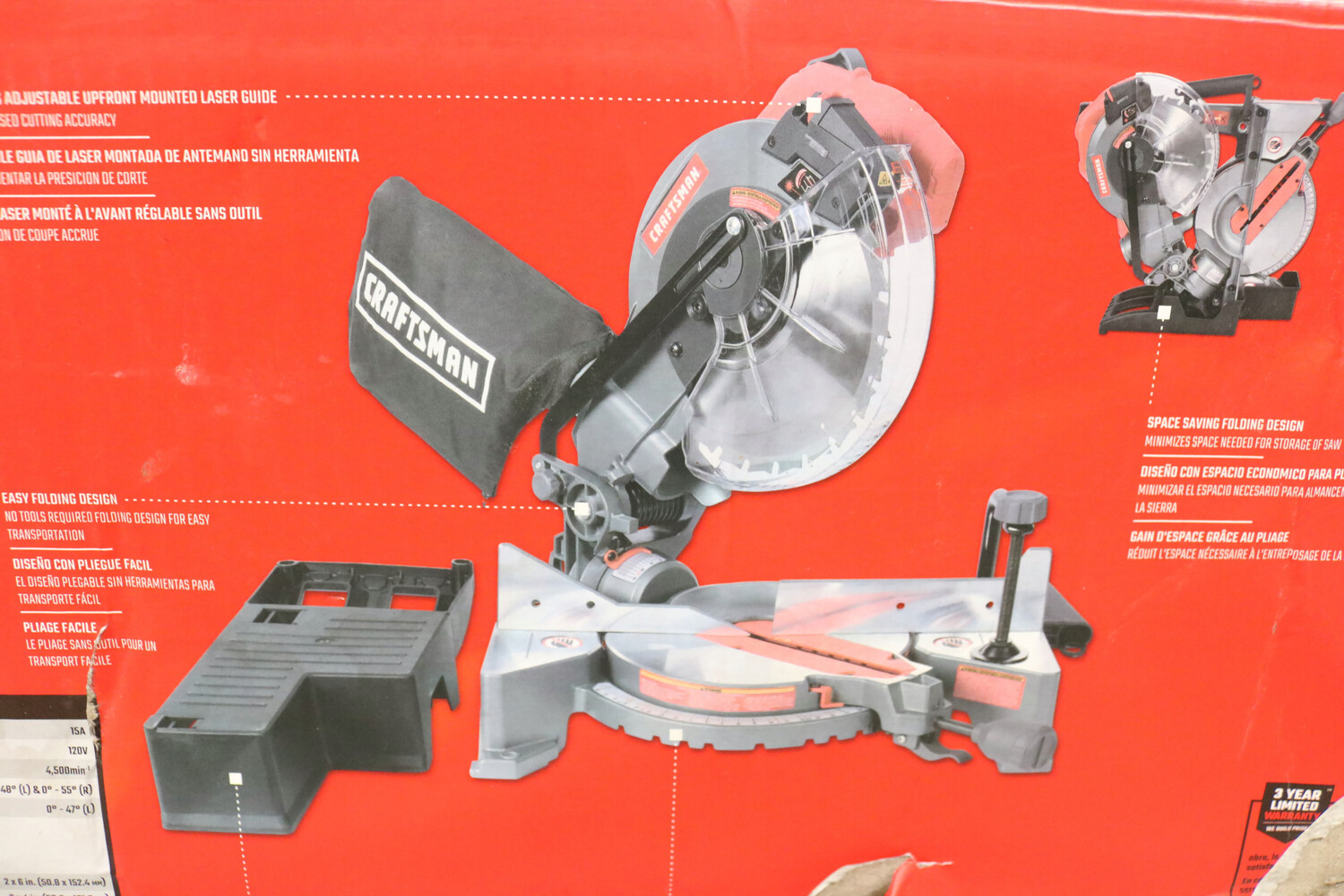 Craftsman CMXEMAR120 12" Compound Miter Saw USA Pawn