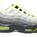 "Green Dot" Nike Air Max 95 2015 Size 12 Black/Volt-Medium Ash-Dark Pewter