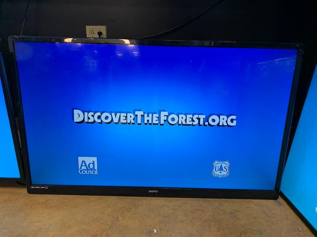 50" Sanyo FW50D36F LED TV Non Smart No Legs USA Pawn