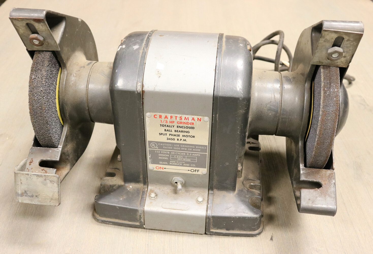 Craftsman C2371 Electric Bench Grinder USA Pawn