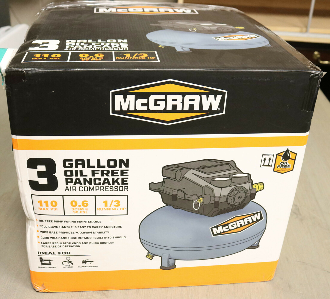 McGraw 3 Gallon Portable Air Compressor USA Pawn