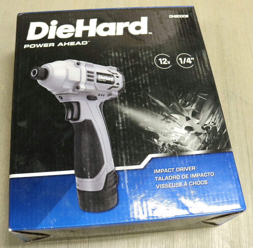 NEW!! Diehard DH80009 12V Impact Driver USA Pawn