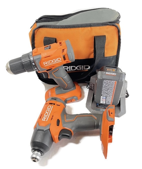 Ridgid R87002 18V Cordless 2Tool Combo Kit USA Pawn