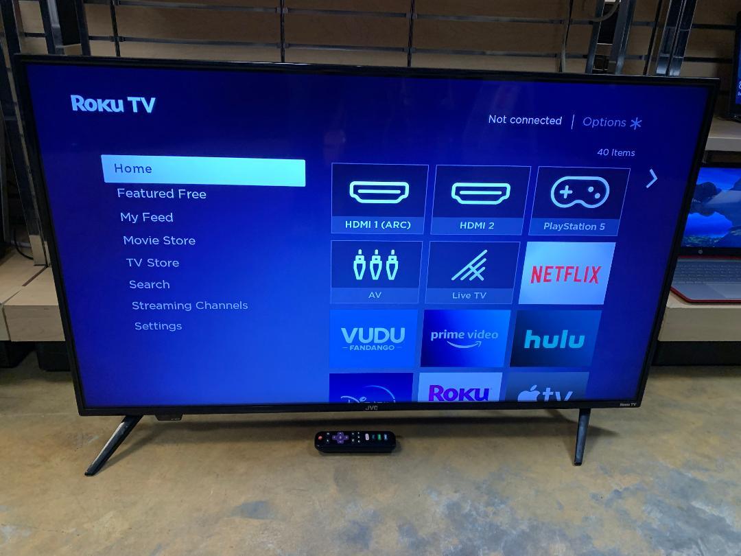 43" JVC LT-43MAR595 4K Roku Smart LED TV | USA Pawn