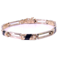  Gold Men's Bracelet 14kt 8