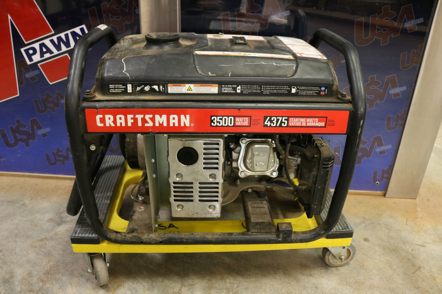 Craftsman 3500 Watt Gas Powered Generator Usa Pawn 8171