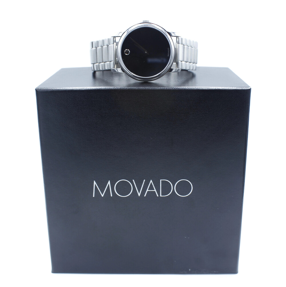 Movado Museum Classic Men's Wristwatch MO.01.1.14.6000 Stainless Steel ...