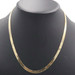 High Shine 14KT Yellow Gold 5.1mm Classic Herringbone Chain Necklace 20.5" - 20g