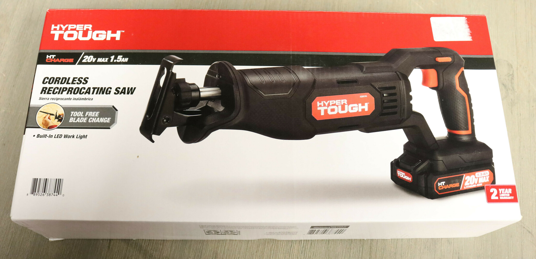 New!! Hyper Tough 20V Lithium Ion Reciprocating Saw USA Pawn