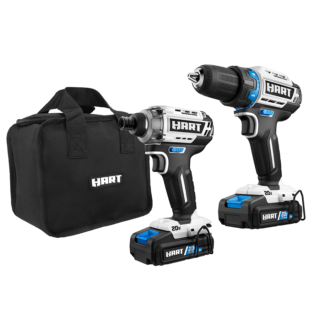 Hart 20v Drill Walmart Hart 20V Brushless Drill And Impact Driver