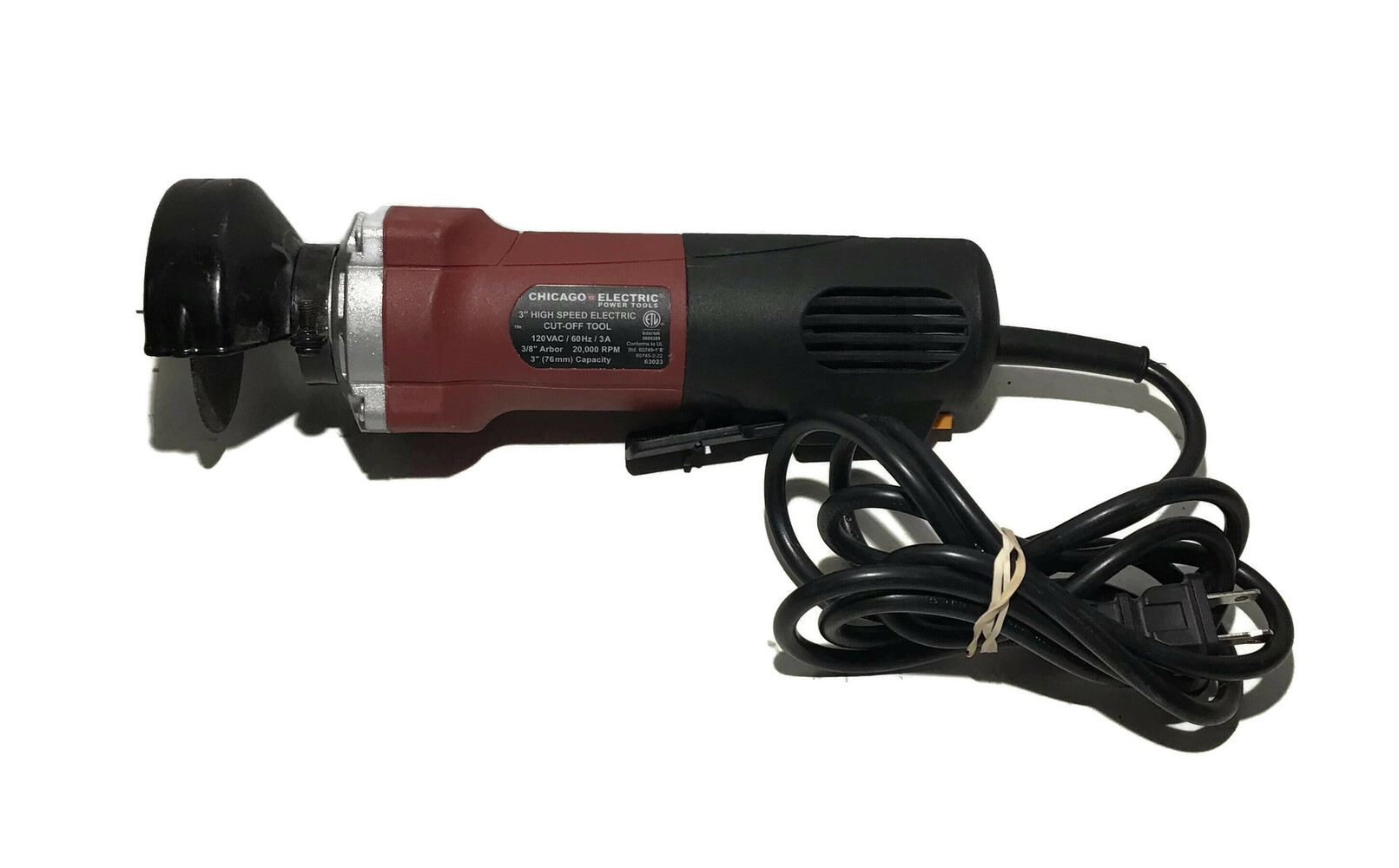 Chicago Electric 63023 3 in. Heavy Duty Electric CutOff Tool USA Pawn