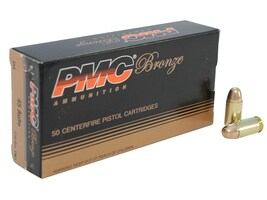 PMC Bronze Ammunition 45 ACP 230 Grain Full Metal Jacket Box of 50