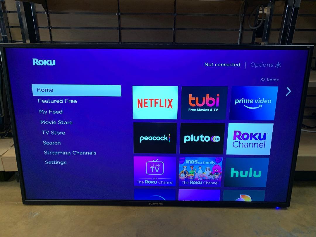 58" SCEPTRE PMTV58GA 4K LED TV Non Smart No Legs USA Pawn