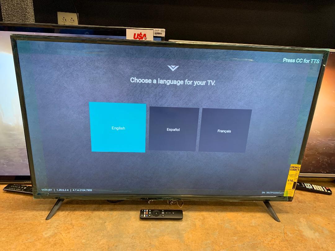NEW!! Vizio V435J01 Smart LED TV USA Pawn