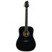 New!! K41BK Kona Dreadnought Acoustic Guitar - Black