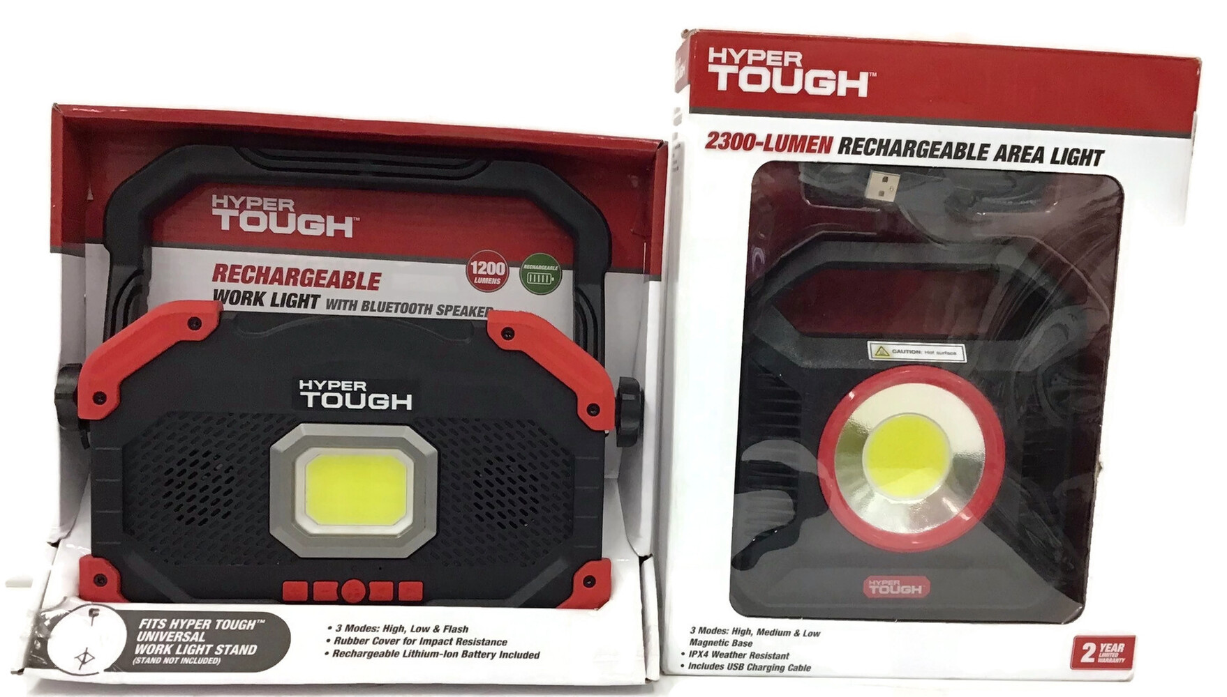 Hyper Tough 1200Lumen Rechargeable Work Light USA Pawn