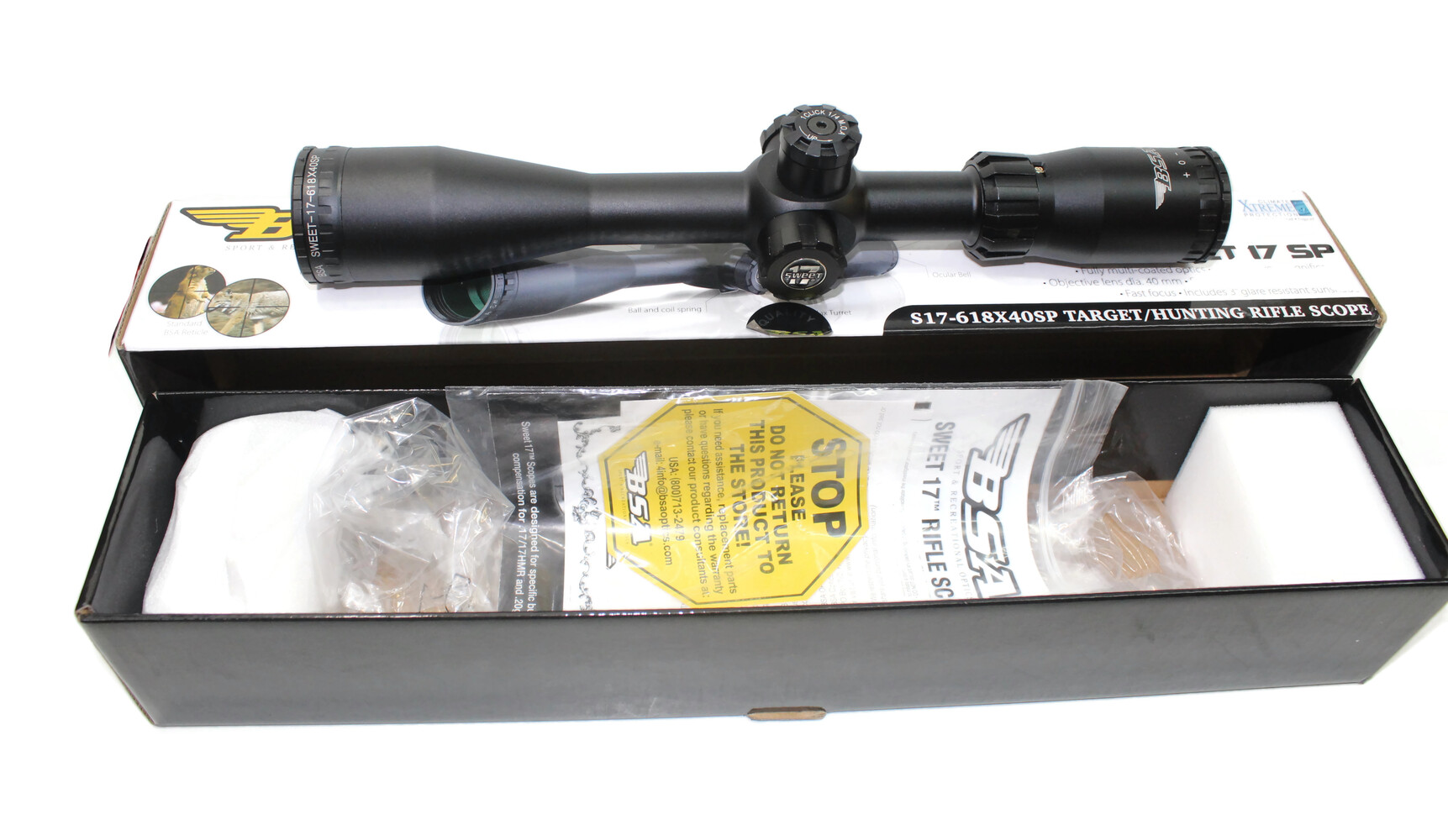 BSA sweet 17 6X1840 SP Tactical Scope USA Pawn