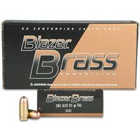 CCI Blazer Brass .380 ACP Ammunition 95 Grain FMJ 945fps