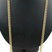 Classic High Shine 10KT Yellow Gold 6.8mm Curb Link Necklace 32" - 26.10 Grams