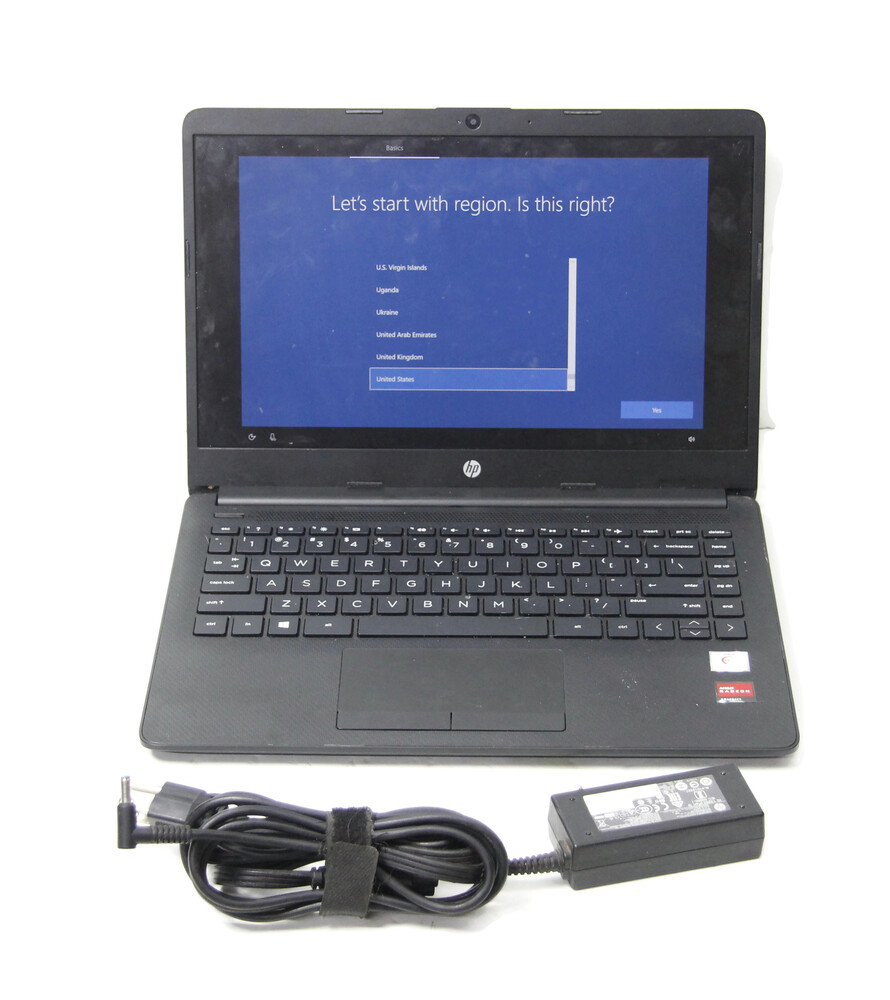 HP 14DK1013DX Laptop Computer 128GB 4GB AMD Athlon Silver 2050u 2