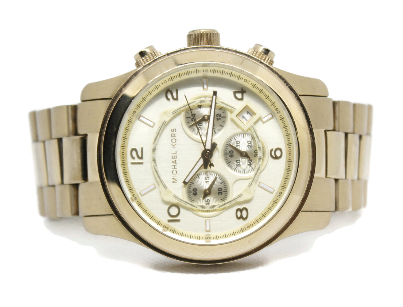 Men's Michael Kors Runway Chronograph Stainless Steel Watch Model MK