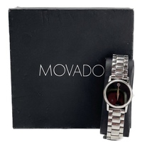 Movado Classic Museum Quartz Black Dial Ladies Watch 