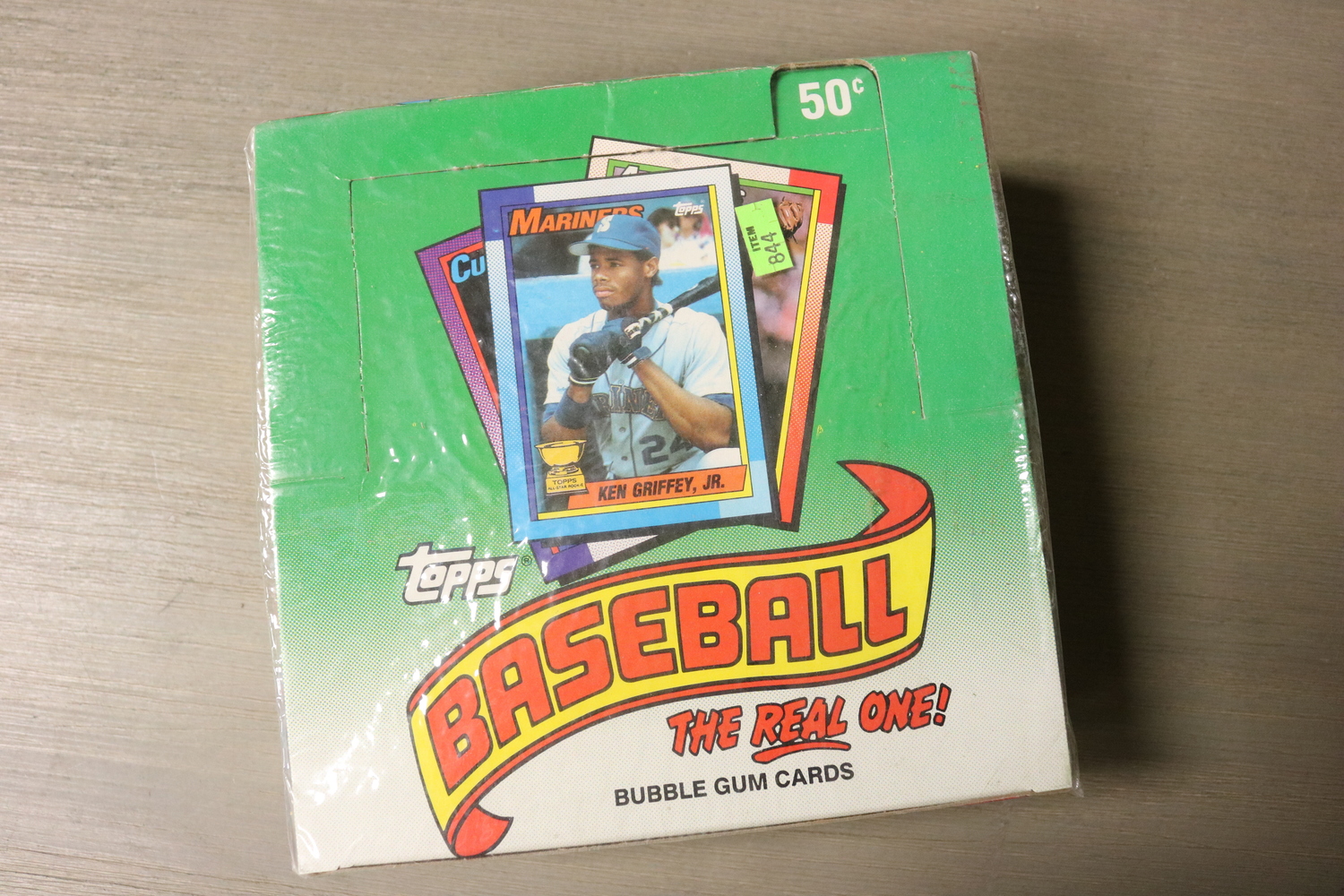 1990 Topps MLB Baseball 'The Real One' Bubble Gum Cards Wax Box 36 ct ...