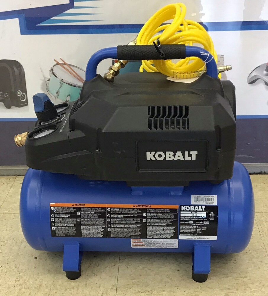 Kobalt 3Gallon Single Stage USA Pawn