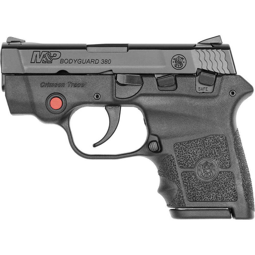 SMITH AND WESSON Bodyguard 380 Crimson Trace Semi Automatic Pistol ...