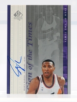 1999-00 SP Authentic Sign of the Times #SH Shawn Marion RC Auto