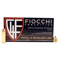 NEW!! Fiocchi .45 Colt Ammunition 50 Rounds TMJ 255 Grains