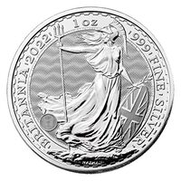 Britannia 2022 Oz Mint 1 OZ Silver Round