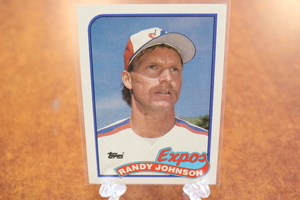 Randy Johnson 1989 Topps #647 MLB ROOKIE CARD Montreal Expos