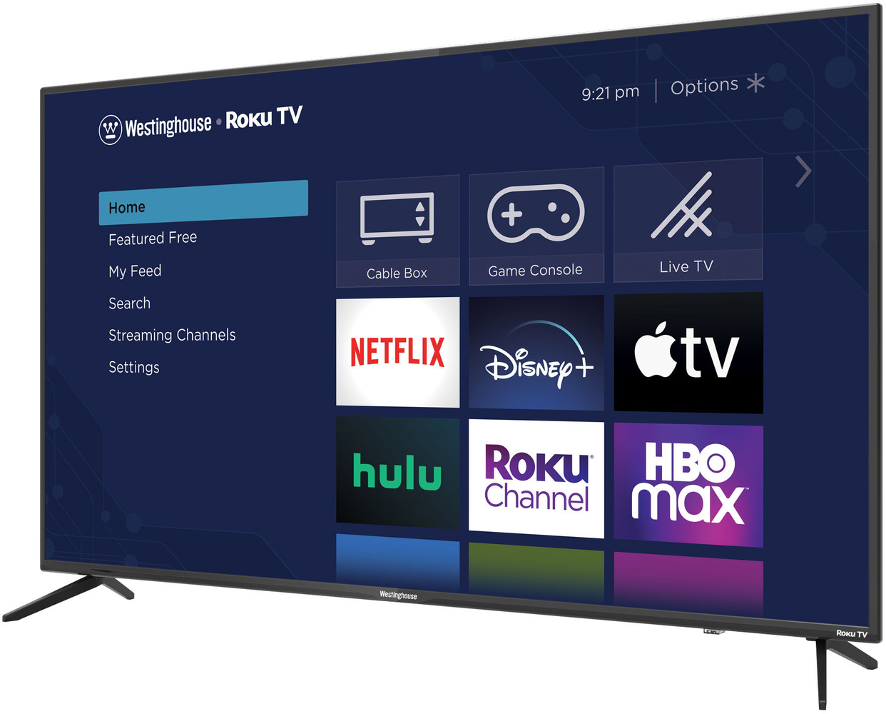 55" Westinghouse 4K Roku Smart LED TV No Legs USA Pawn