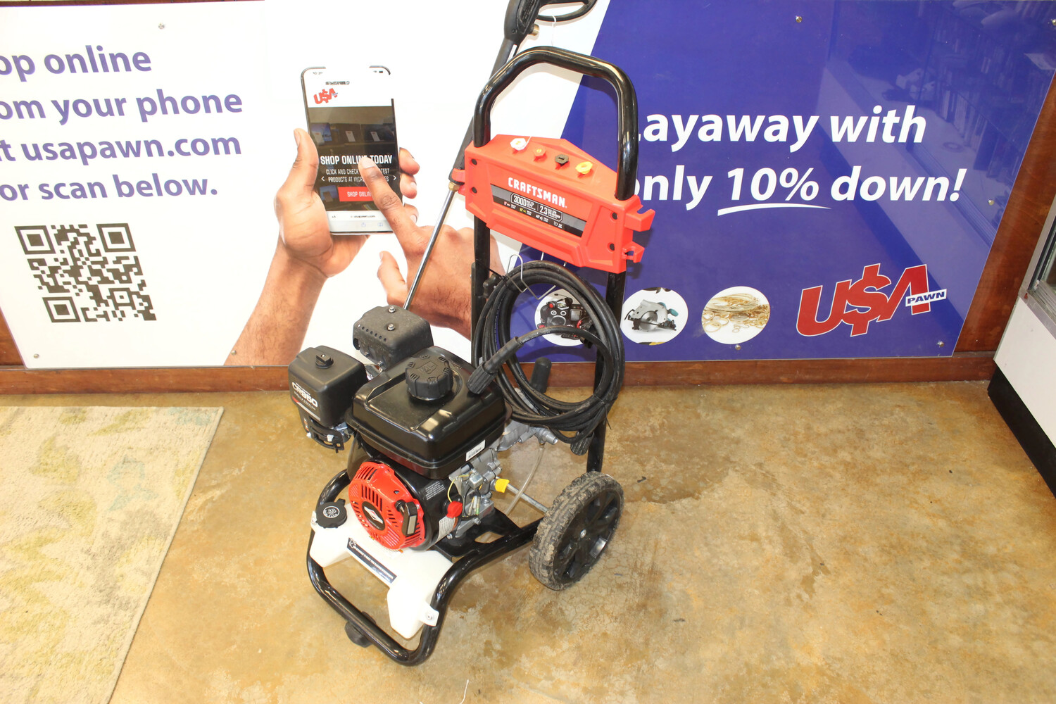Craftsman 3000 psi gas pressure washer usa pawn