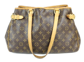 Authentic Louis Vuitton Monogram Batignolles Horizontal Luxury Leather Handbag 