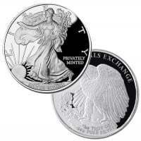 Money Metals Exchange Liberty 1/2 OZ Silver Round