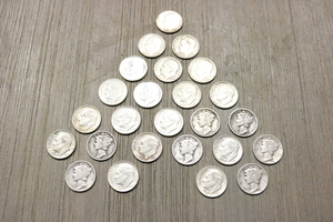 Assorted Silver Dimes Dates Vary!- Bags of 25