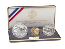 United States  Mount Rushmore Anniversary Coins