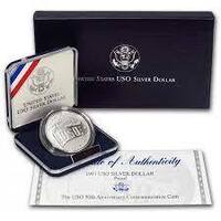 United States Mint USO Silver Dollar