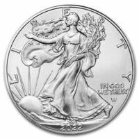 Assorted Silver Eagle 1 OZ Silver Round- Dates Vary