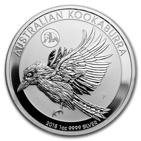Apmex MintDirect 2018 1OZ Silver Australian Kookaburra (Panda Privy) Coin