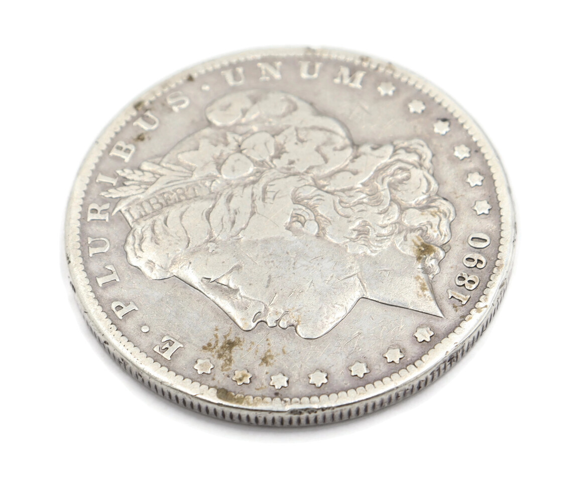 1890 CC Morgan Silver One Dollar $1 Coin Carson City Mint