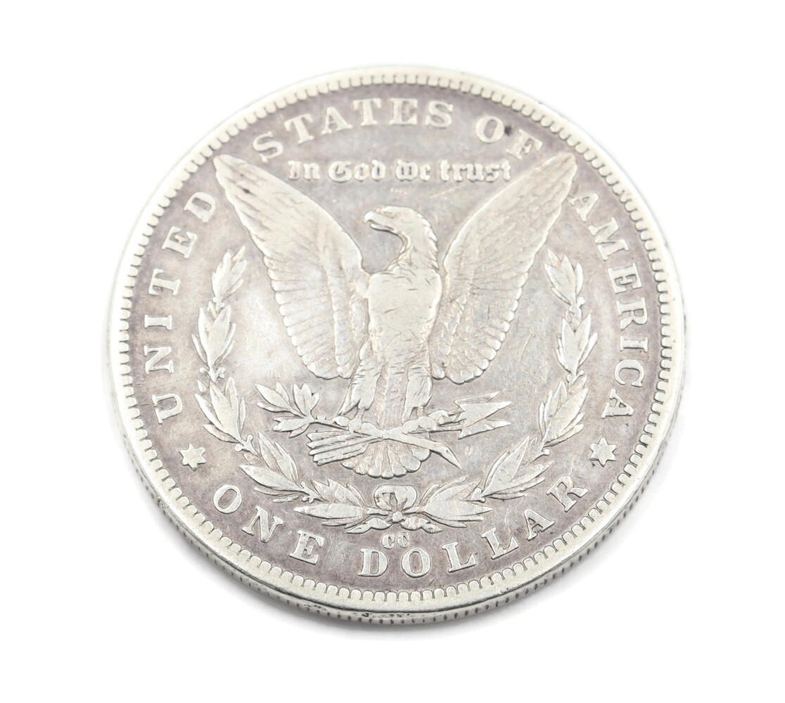 1890 CC Morgan Silver One Dollar $1 Coin Carson City Mint