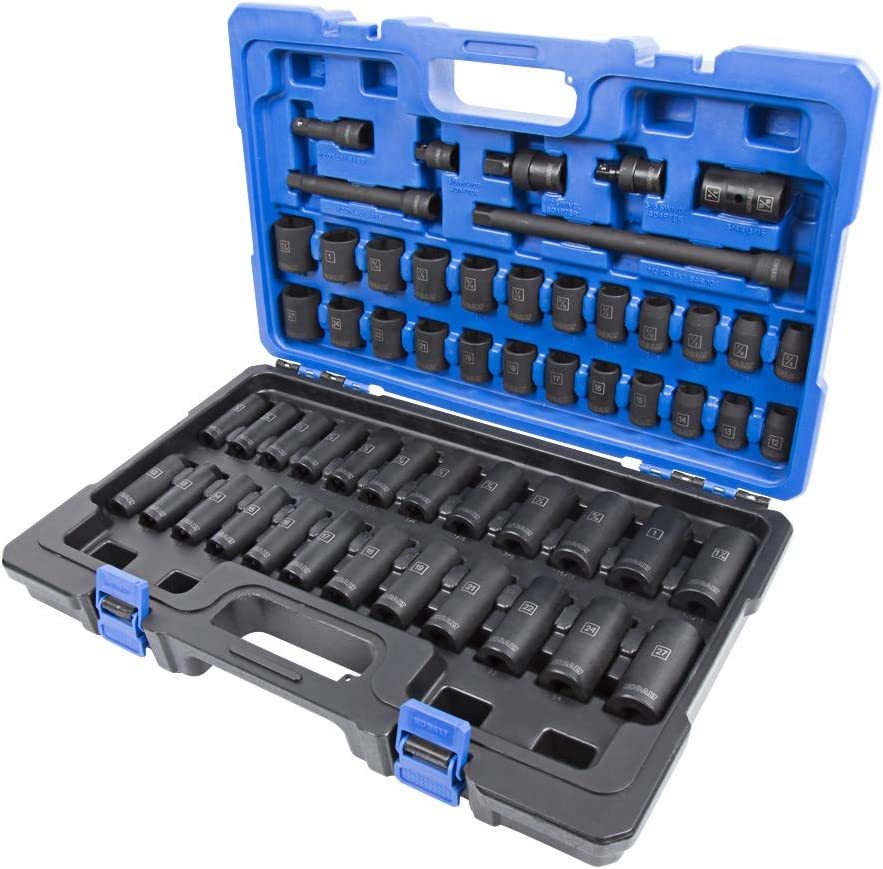 Kobalt 0856843 55PC Deep Well Socket Set USA Pawn